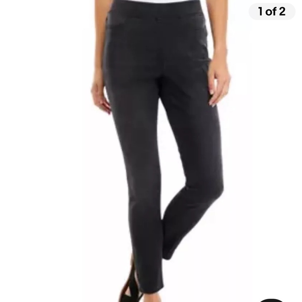 WONDERLY Women's Black Stretch Skinny Leg Pants